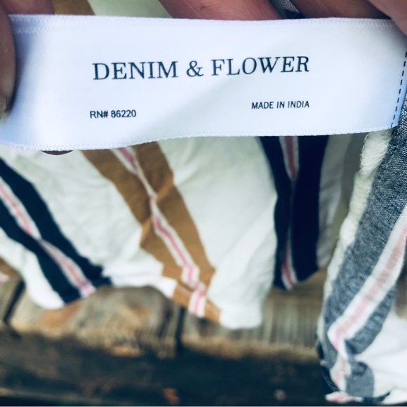 Denim & Flower Multicolor Striped Button Down Shirt - Picture 9 of 9